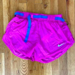 Neon pink Nike womens running short